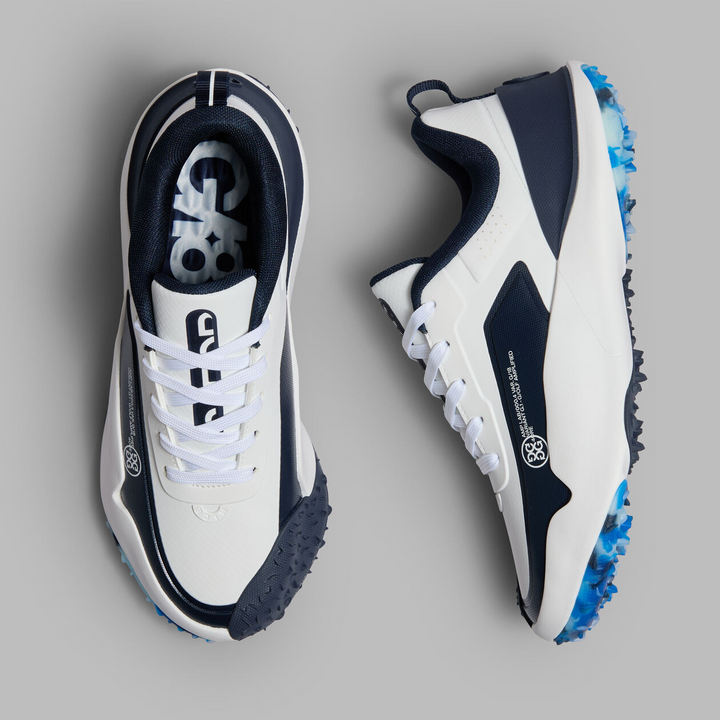 G/FORE MEN'S G/18 GOLF SHOE - SNOW / TWILIGHT