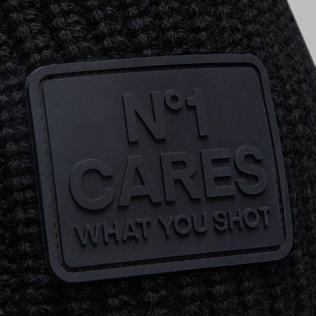 G/FORE UNISEX NO1 CARES WOOL CASHMERE BEANIE - ONYX