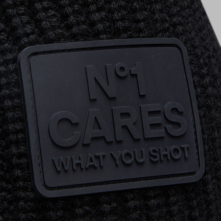 G/FORE UNISEX NO1 CARES WOOL CASHMERE BEANIE - ONYX