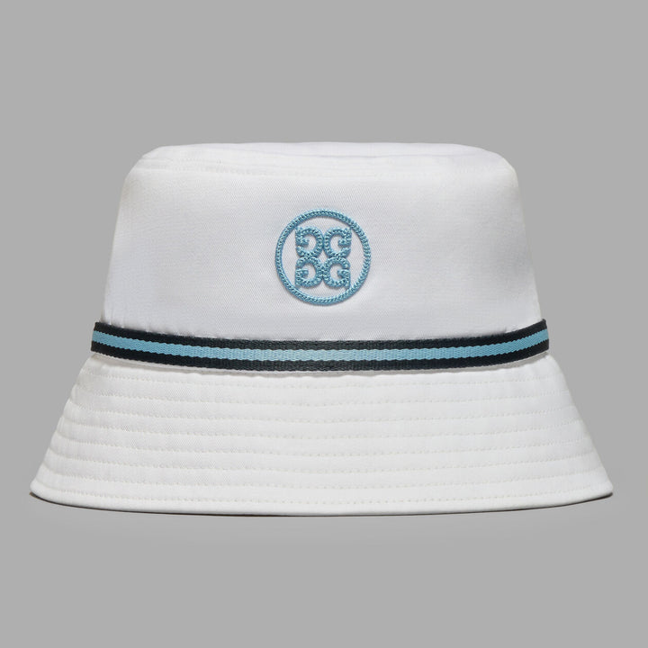 G/FORE WOMENS CIRCLE G'S DRAWCORD BUCKET HAT - SNOW