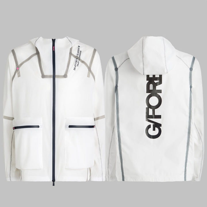 G/FORE UNISEX QRT RIPSTOP JACKET - SNOW