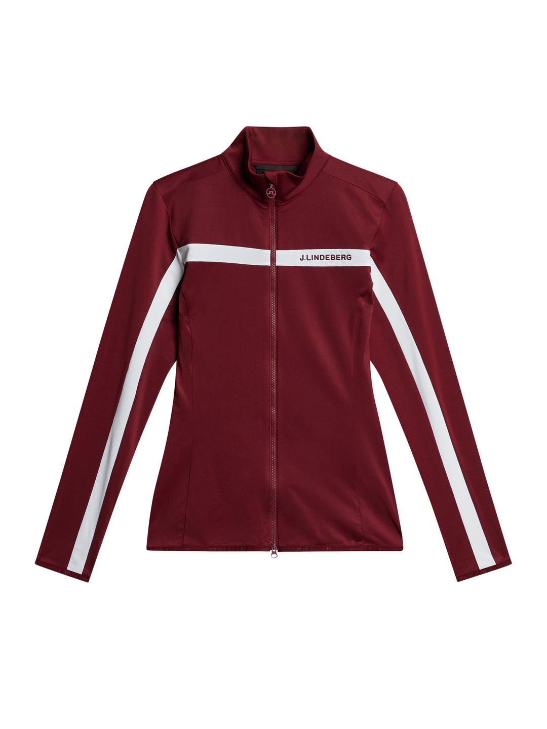 J.Lindeberg Womens Seasonal Janice Mid Layer - CABERNET