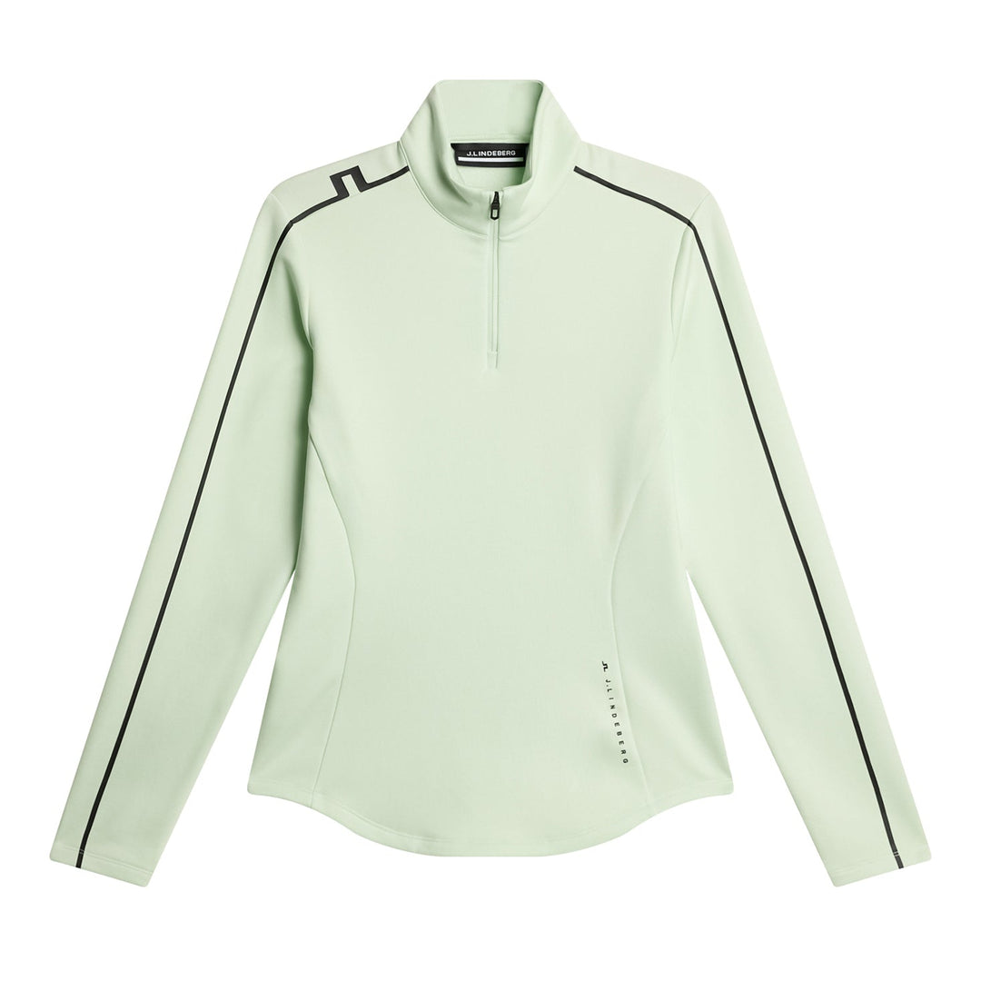 J.Lindeberg Women's NEFE Quarterzip Midlayer - AMBROSIA
