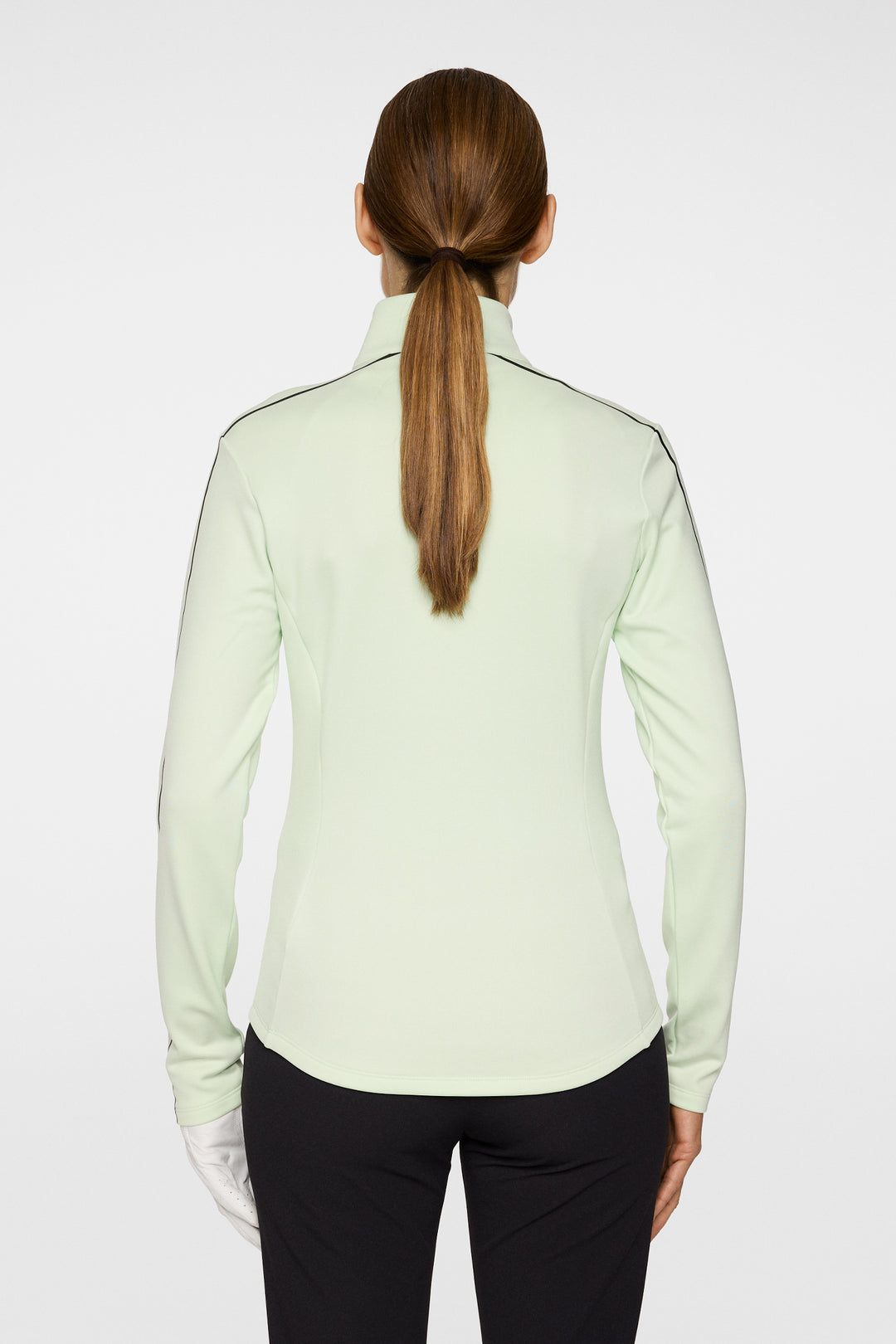 J.Lindeberg Women's NEFE Quarterzip Midlayer - AMBROSIA