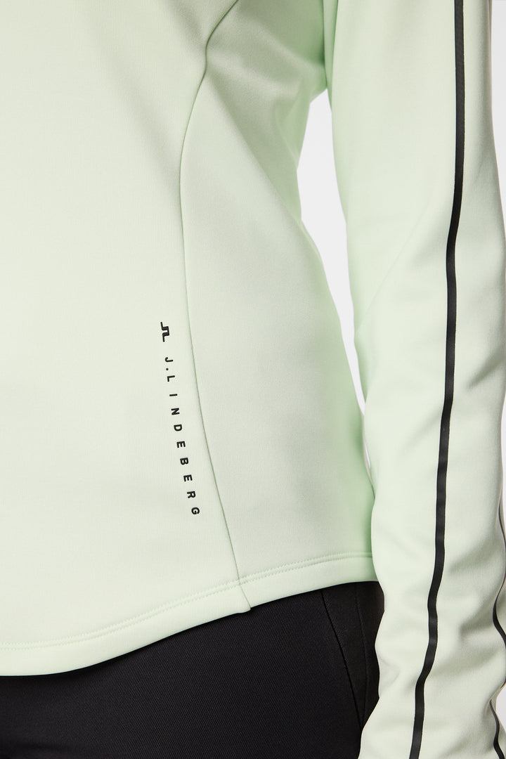J.Lindeberg Women's NEFE Quarterzip Midlayer - AMBROSIA