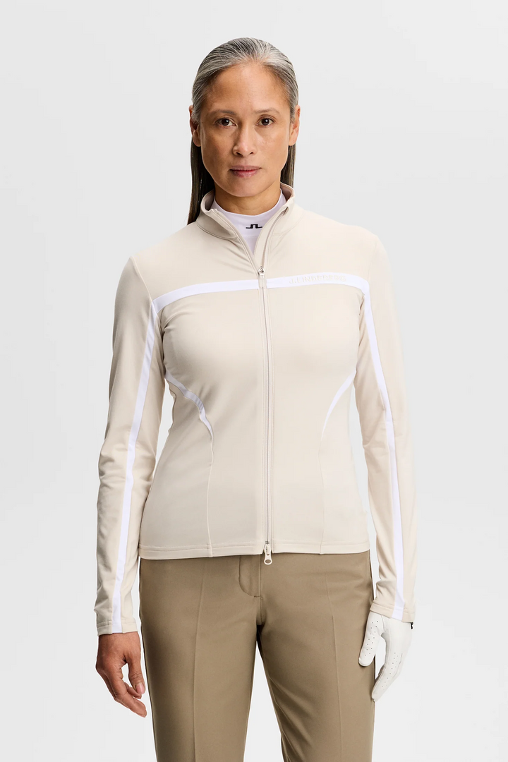 J.Lindeberg Women's Seasonal Janice Mid Layer - MOONBEAM