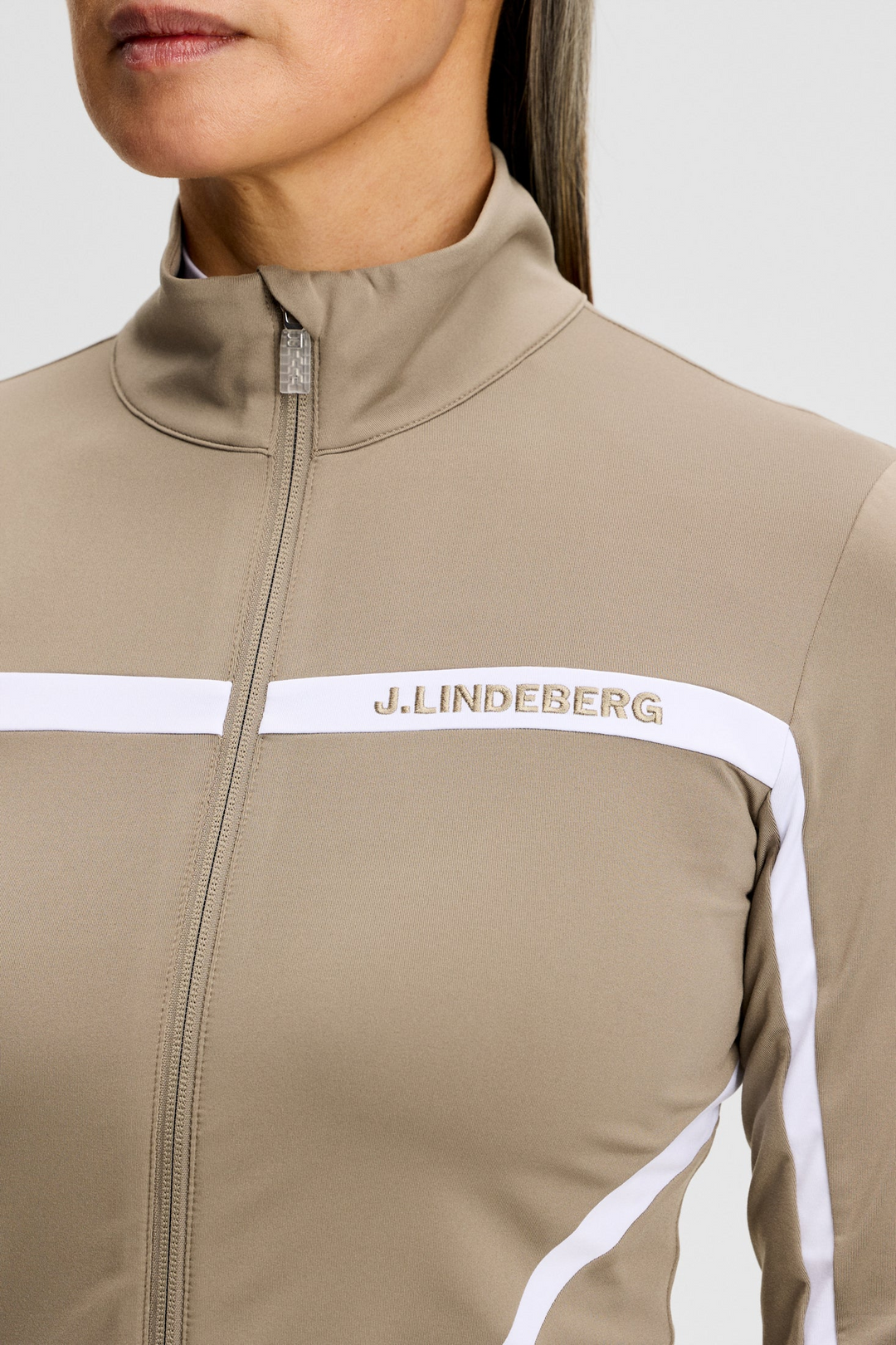 J.Lindeberg Women's Seasonal Janice Mid Layer - BRINDLE