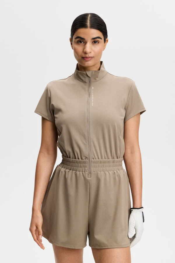 J.Lindeberg Women's Kelly Jumpsuit - BRINDLE