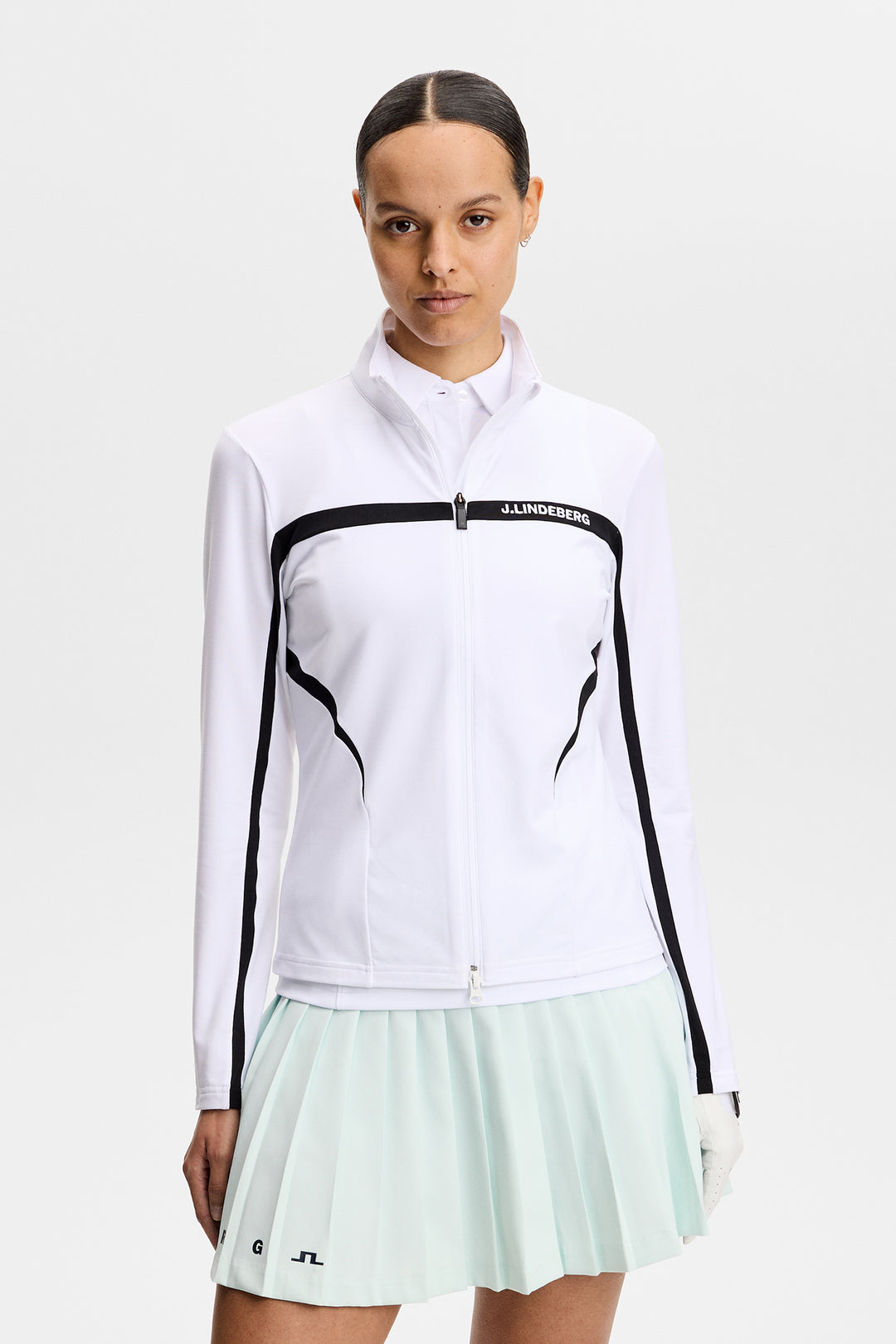 J.Lindeberg Women's Janice Mid Layer - WHITE