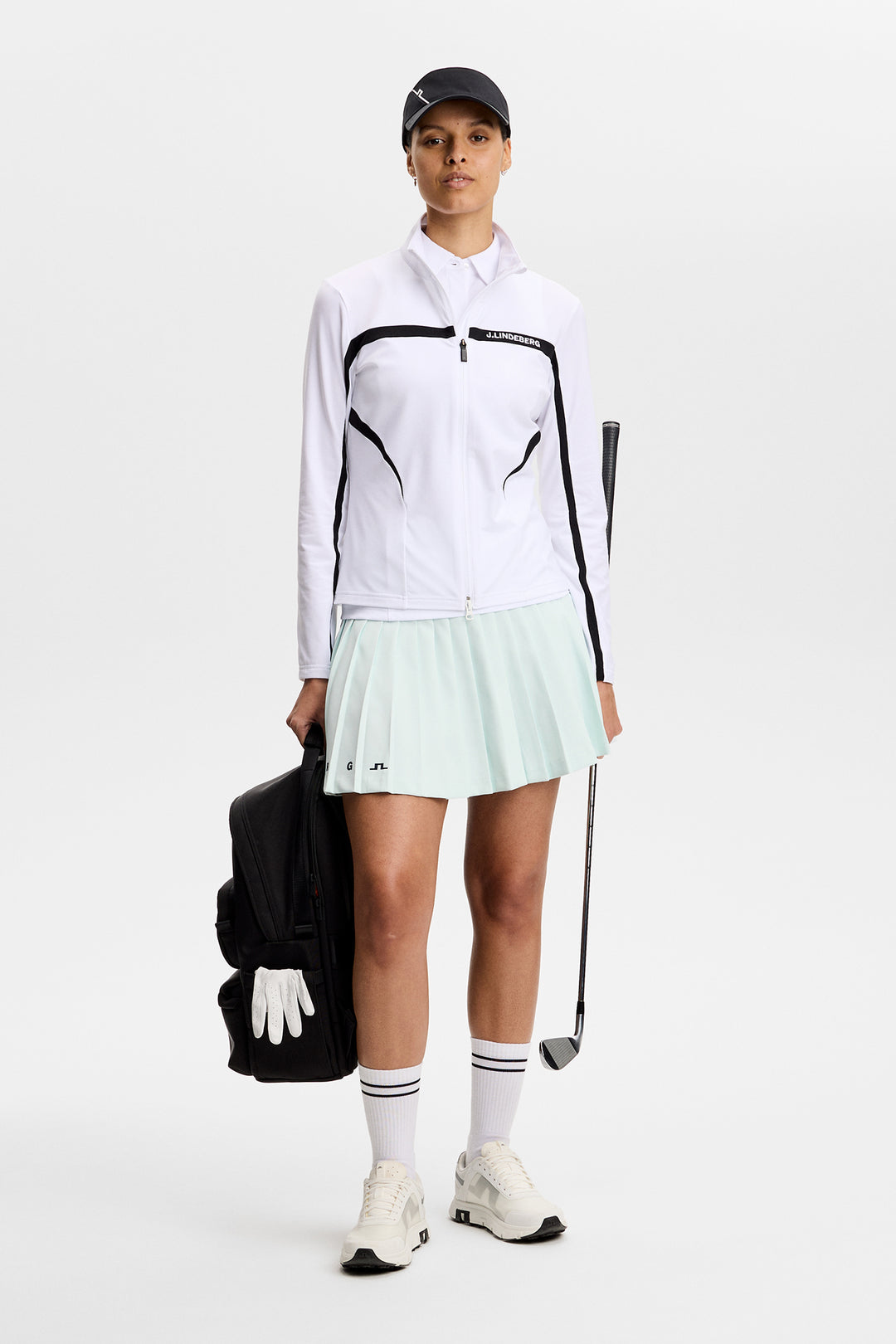 J.Lindeberg Women's Janice Mid Layer - WHITE