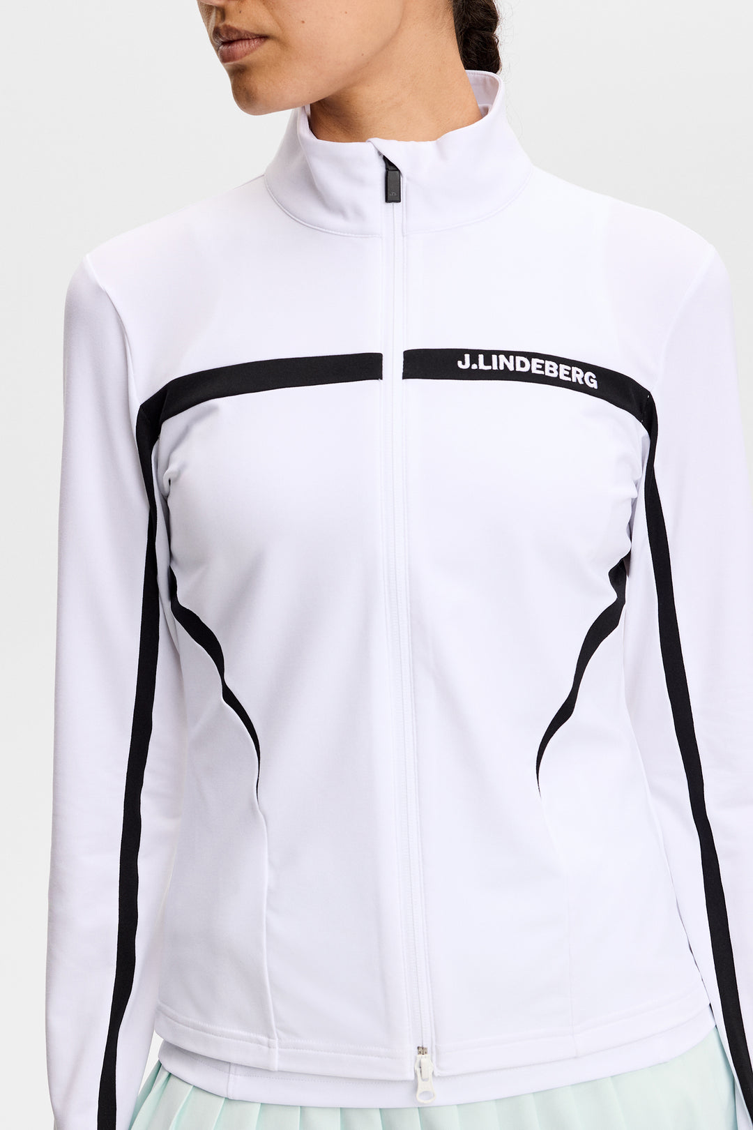 J.Lindeberg Women's Janice Mid Layer - WHITE
