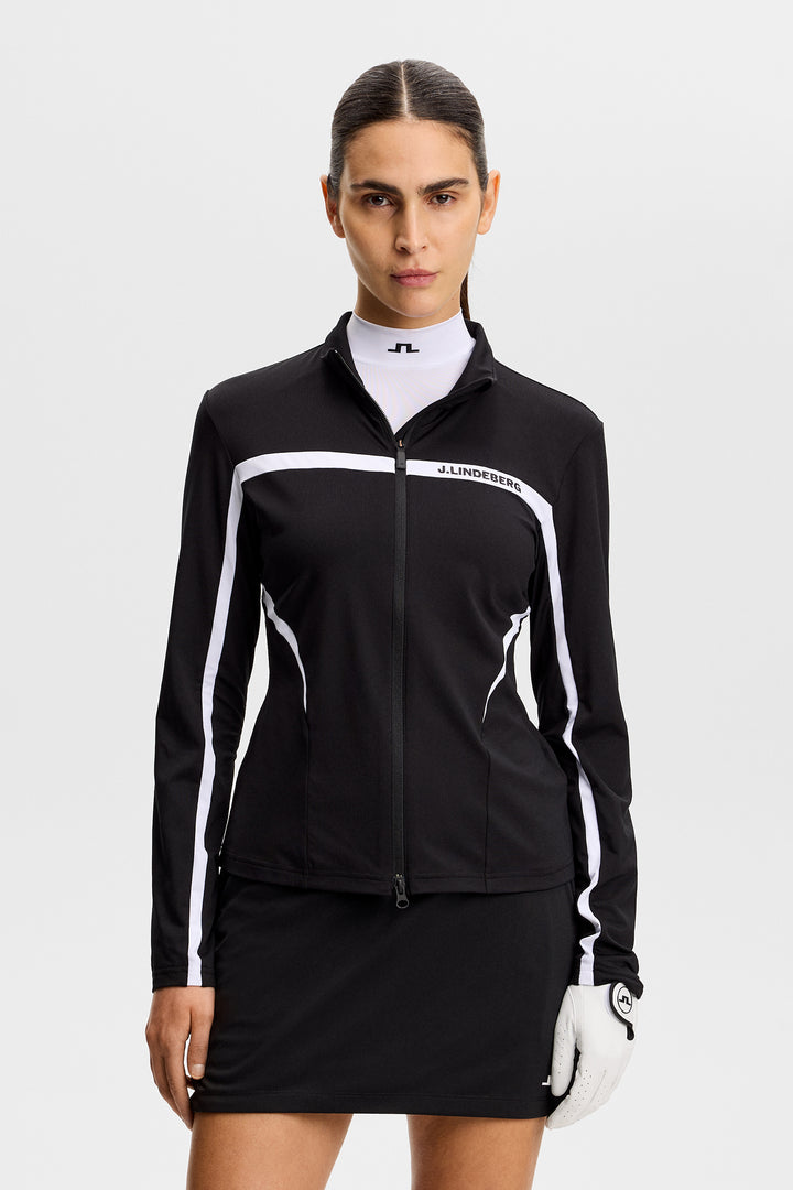 J.Lindeberg Women's Janice Mid Layer - BLACK