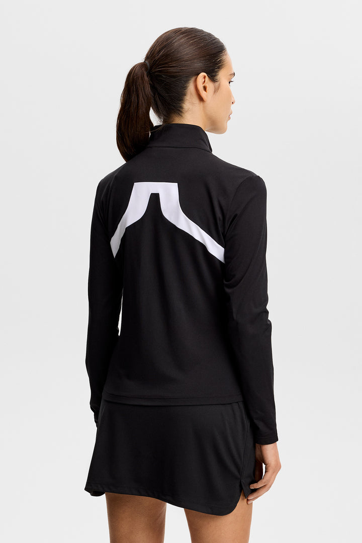J.Lindeberg Women's Janice Mid Layer - BLACK