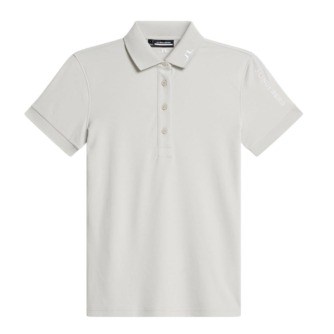 J.Lindeberg Women's TOUR TECH Polo - MOONBEAM
