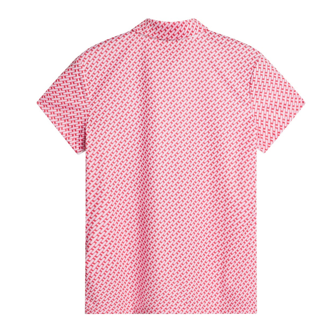 J.Lindeberg Women's CARA Print Polo - WHITE