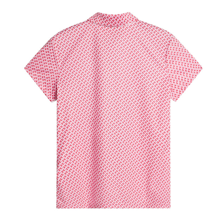 J.Lindeberg Women's CARA Print Polo - WHITE