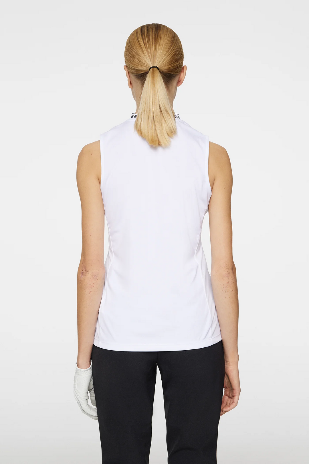 J.Lindeberg Women's LEYA Sleeveless Polo - WHITE