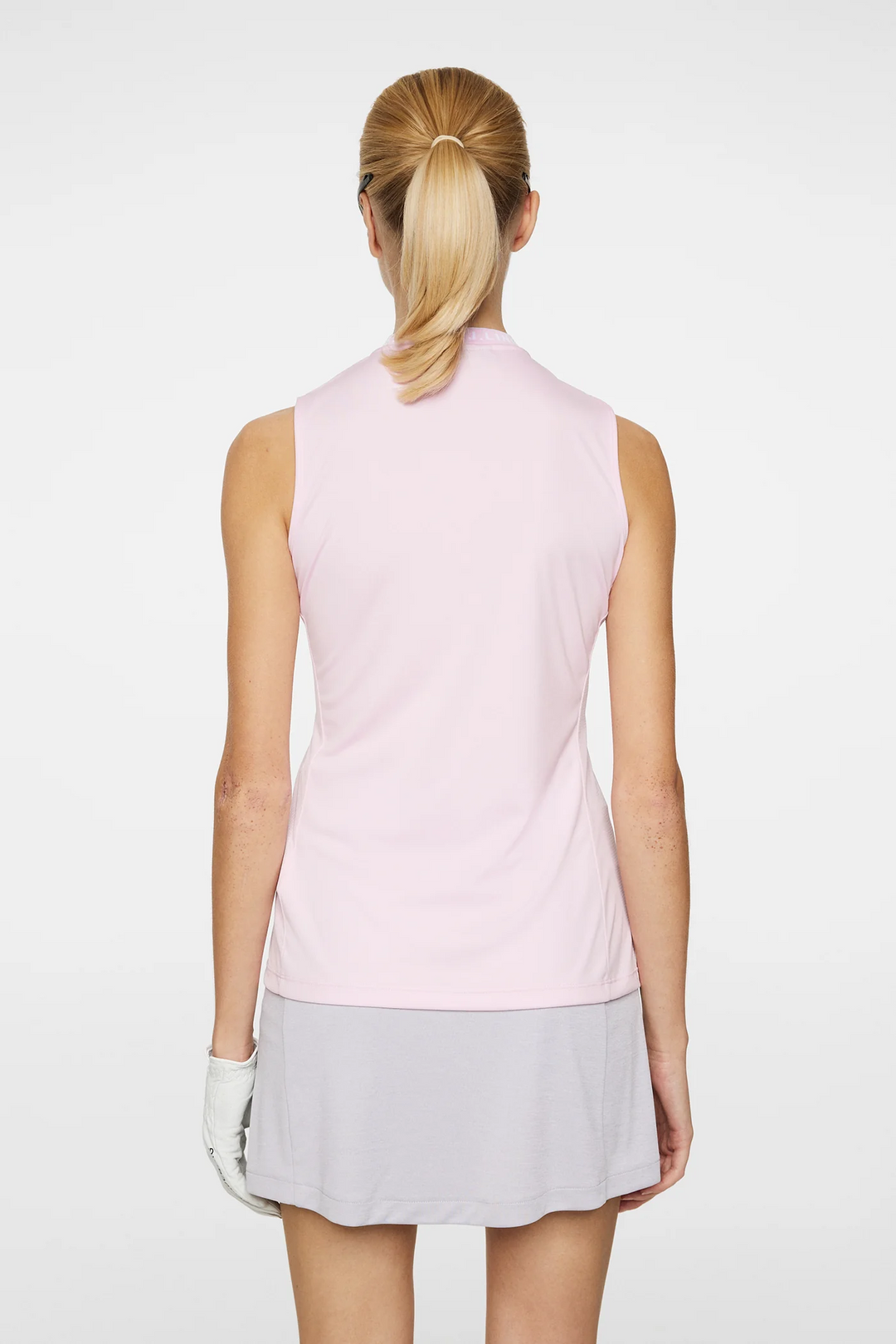 J.Lindeberg Women's LEYA Sleeveless Polo - NOSEGAY PINK