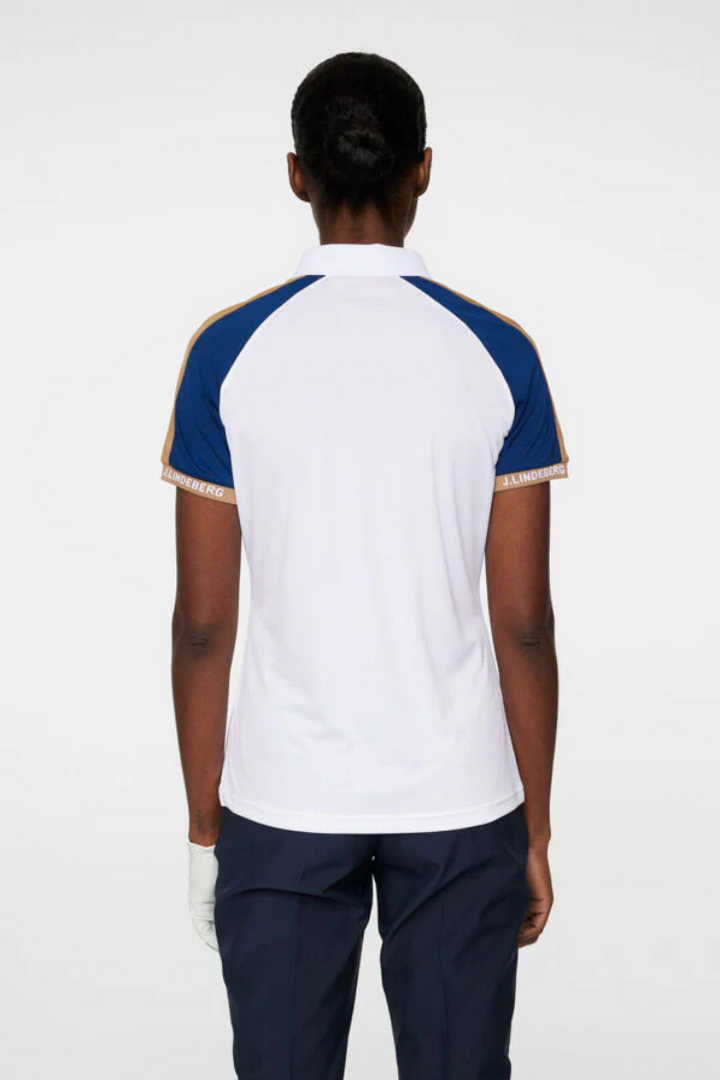 J.Lindeberg Women's PRIYA Polo - WHITE