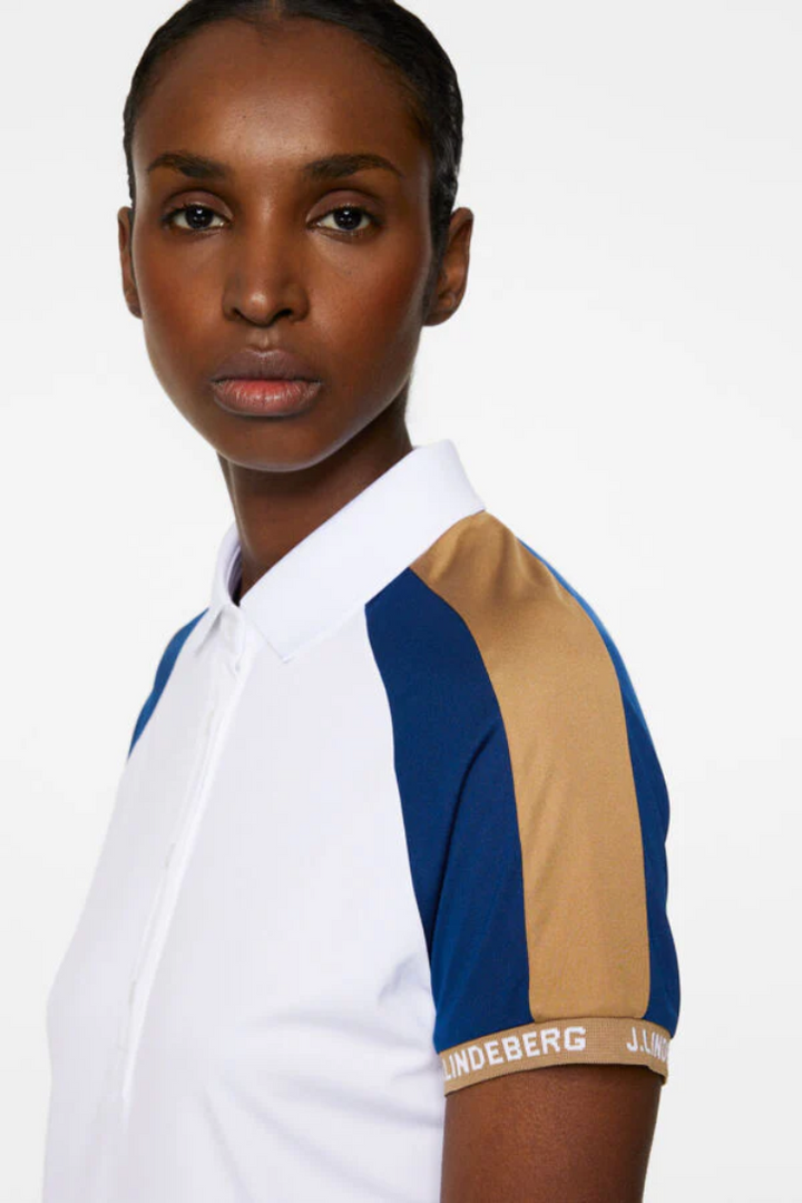 J.Lindeberg Women's PRIYA Polo - WHITE