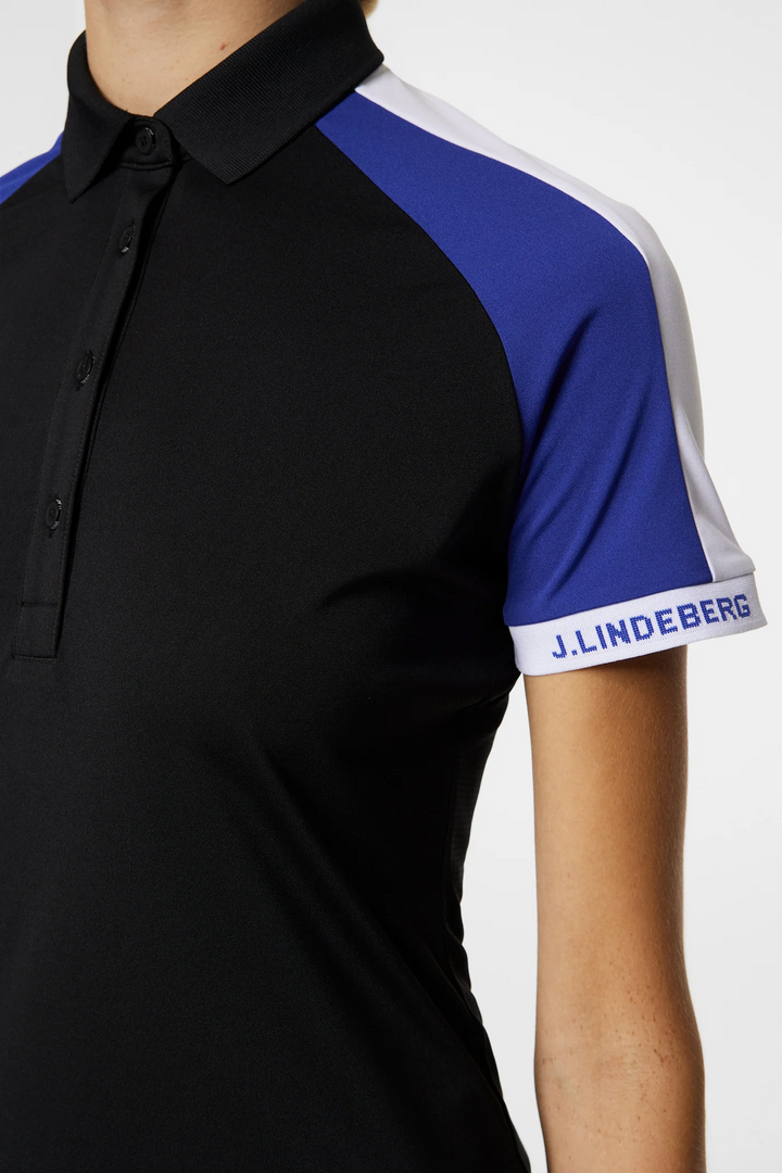 J.Lindeberg Women's PRIYA Polo - BLACK