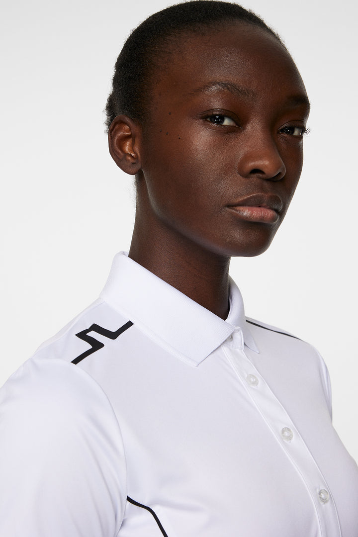 J.Lindeberg Women's LEYLA Polo - WHITE
