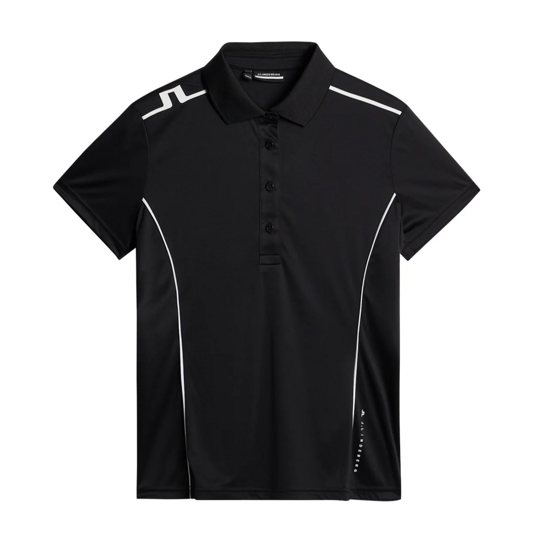 J.Lindeberg Women's LEYLA Polo - BLACK