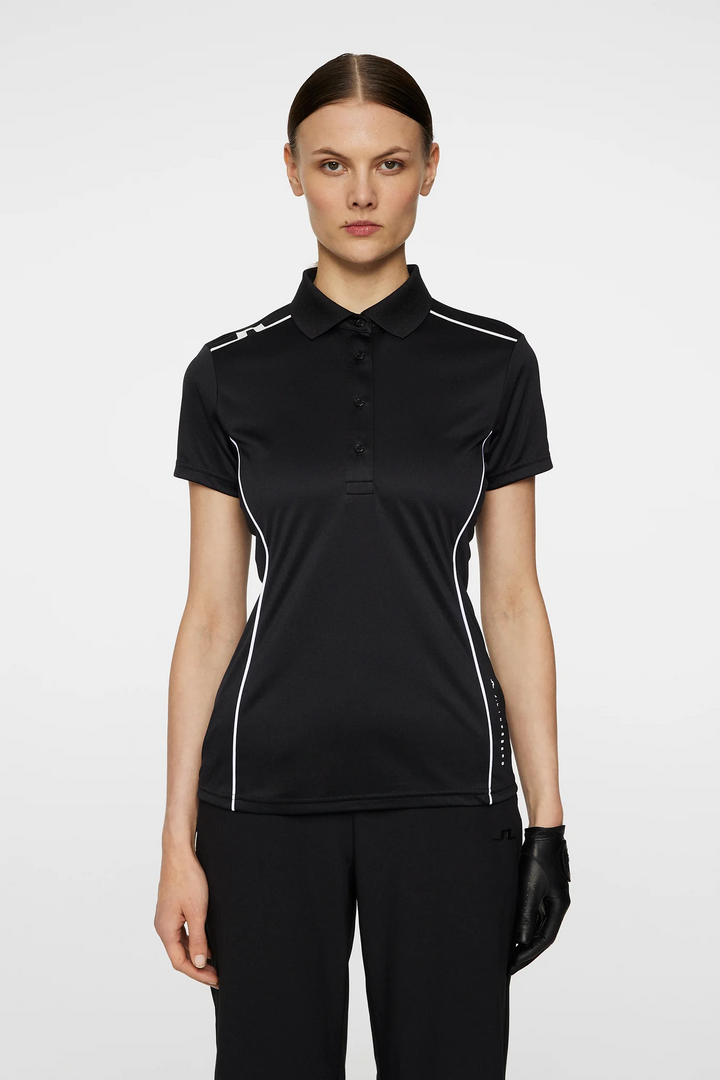 J.Lindeberg Women's LEYLA Polo - BLACK