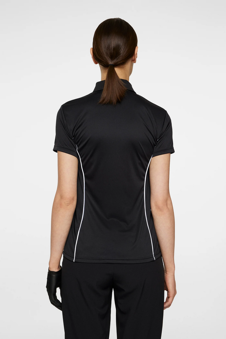 J.Lindeberg Women's LEYLA Polo - BLACK
