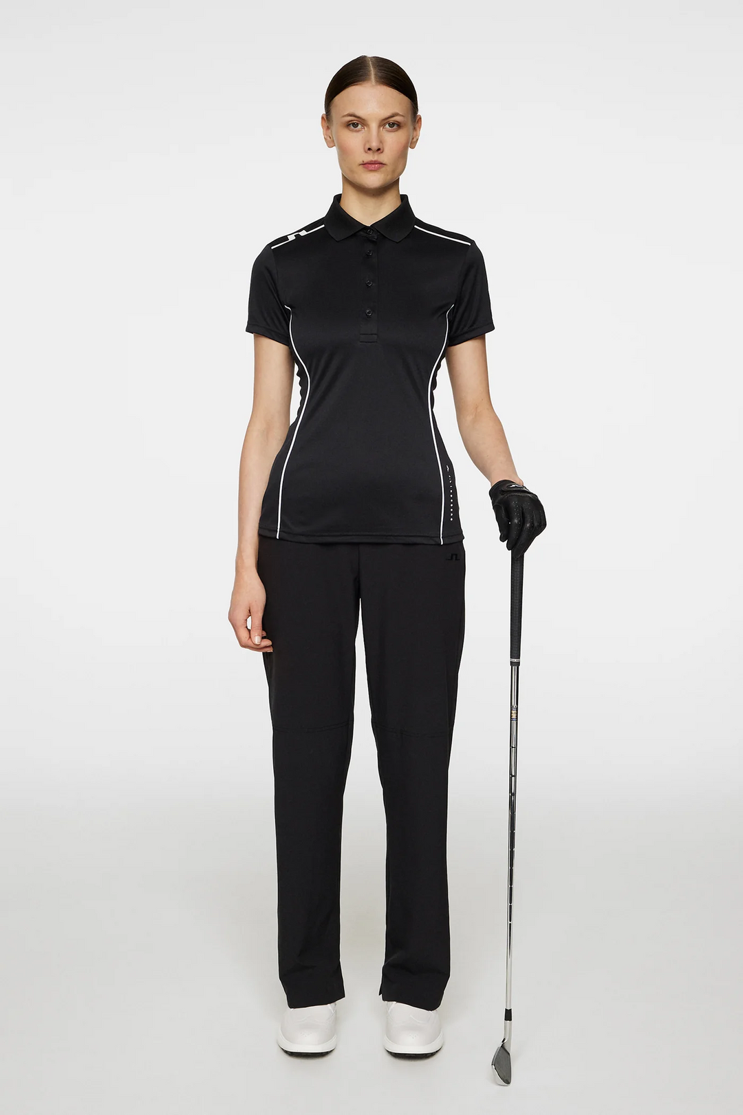 J.Lindeberg Women's LEYLA Polo - BLACK