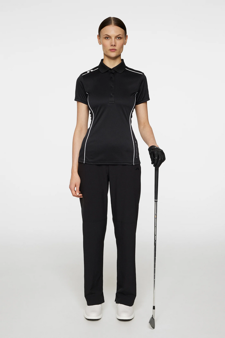 J.Lindeberg Women's LEYLA Polo - BLACK