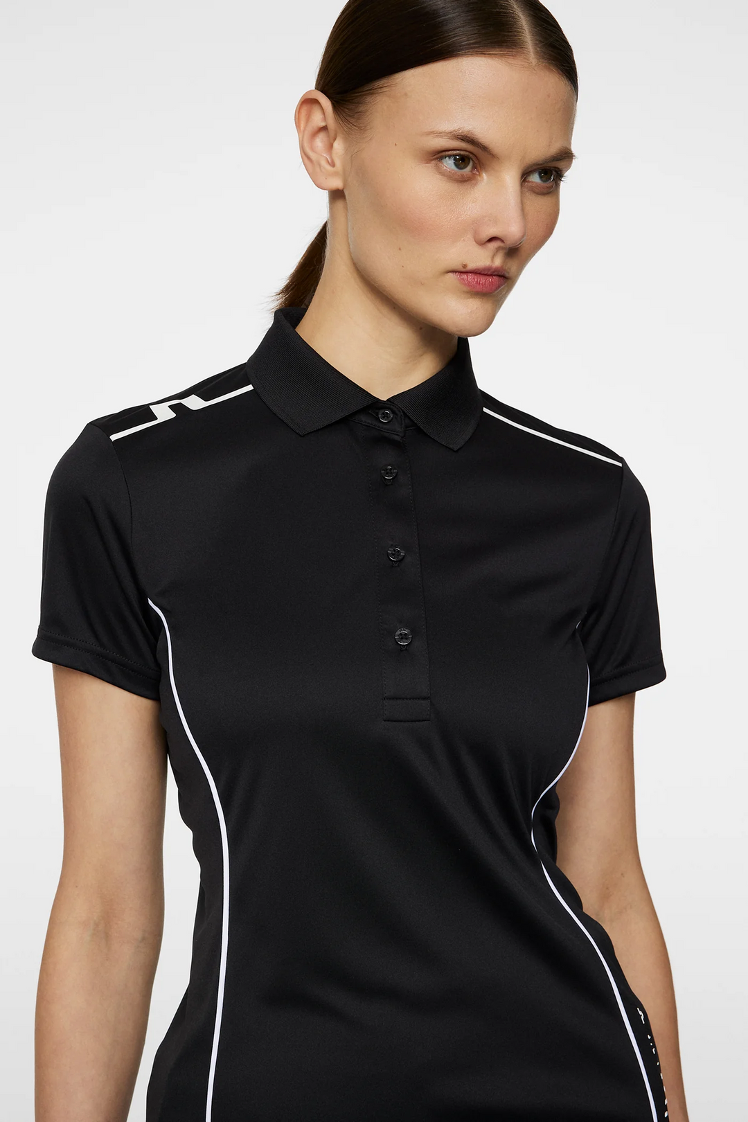 J.Lindeberg Women's LEYLA Polo - BLACK