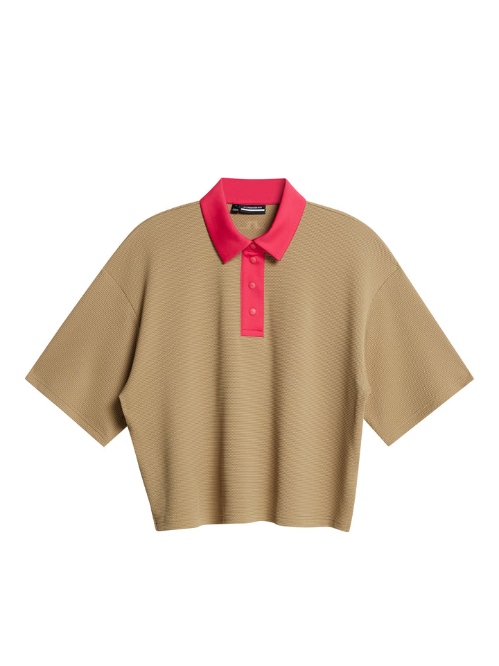 J.Lindeberg Women's Tina Top - TIGERS EYE