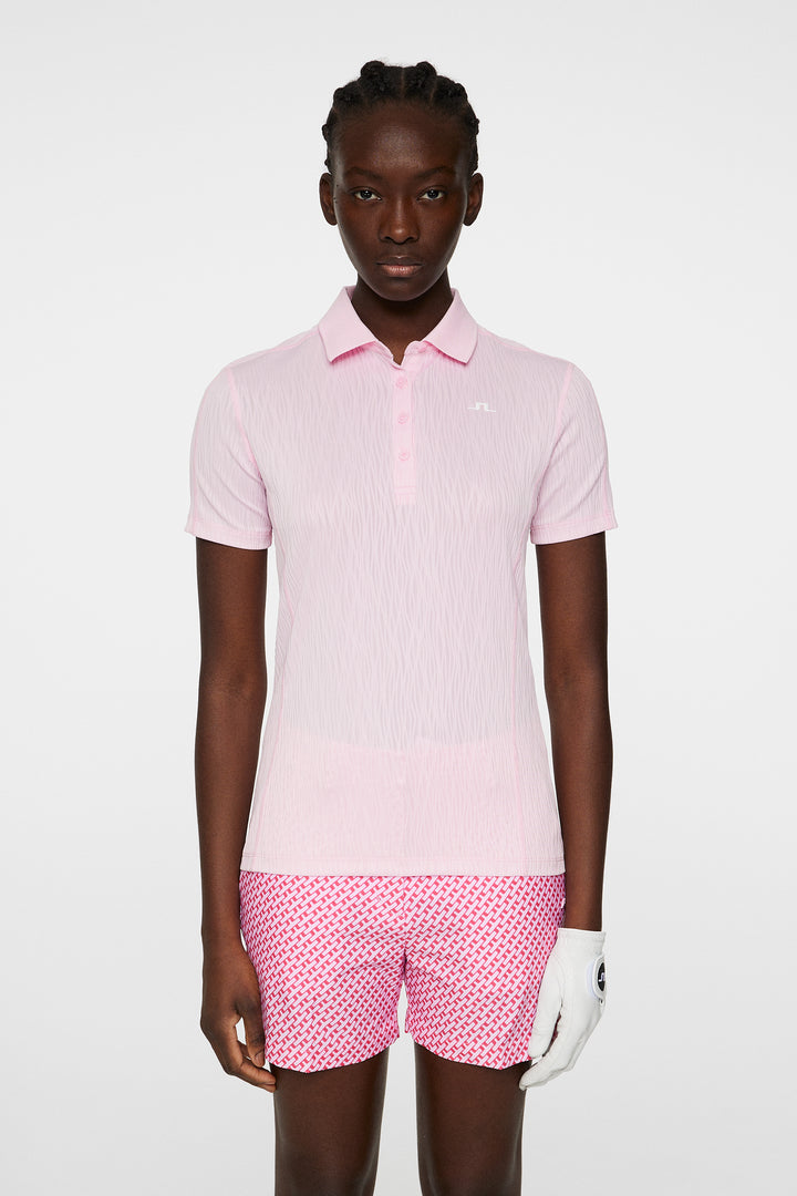 J.Lindeberg Women's IZARA Polo - NOSEGAY PINK
