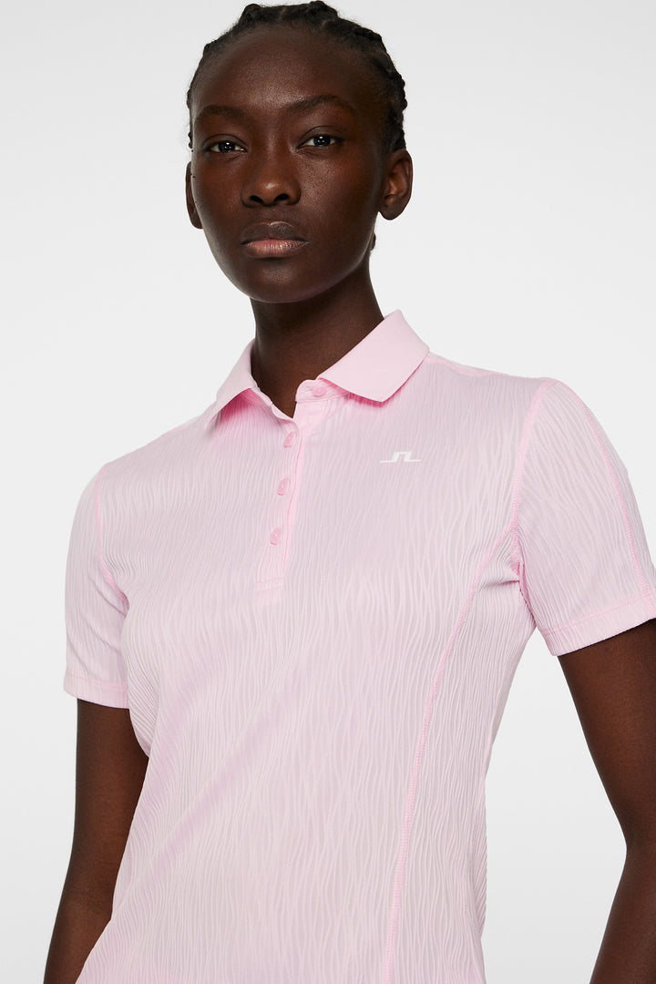 J.Lindeberg Women's IZARA Polo - NOSEGAY PINK