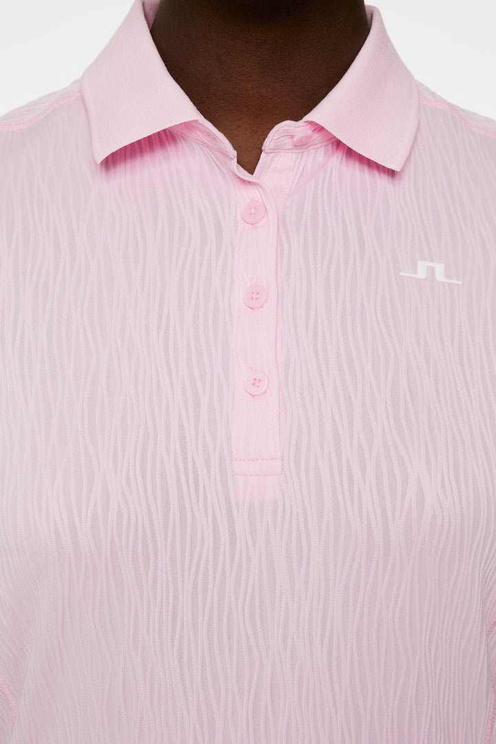 J.Lindeberg Women's IZARA Polo - NOSEGAY PINK