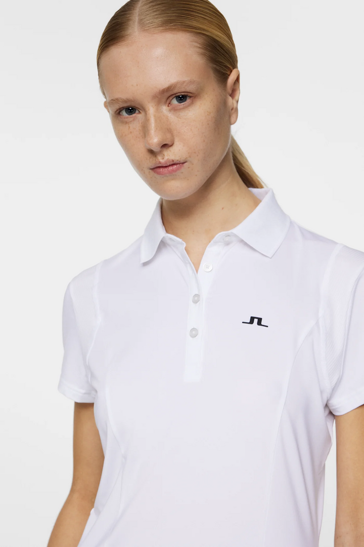 J.Lindeberg Women's ZURI Polo - WHITE