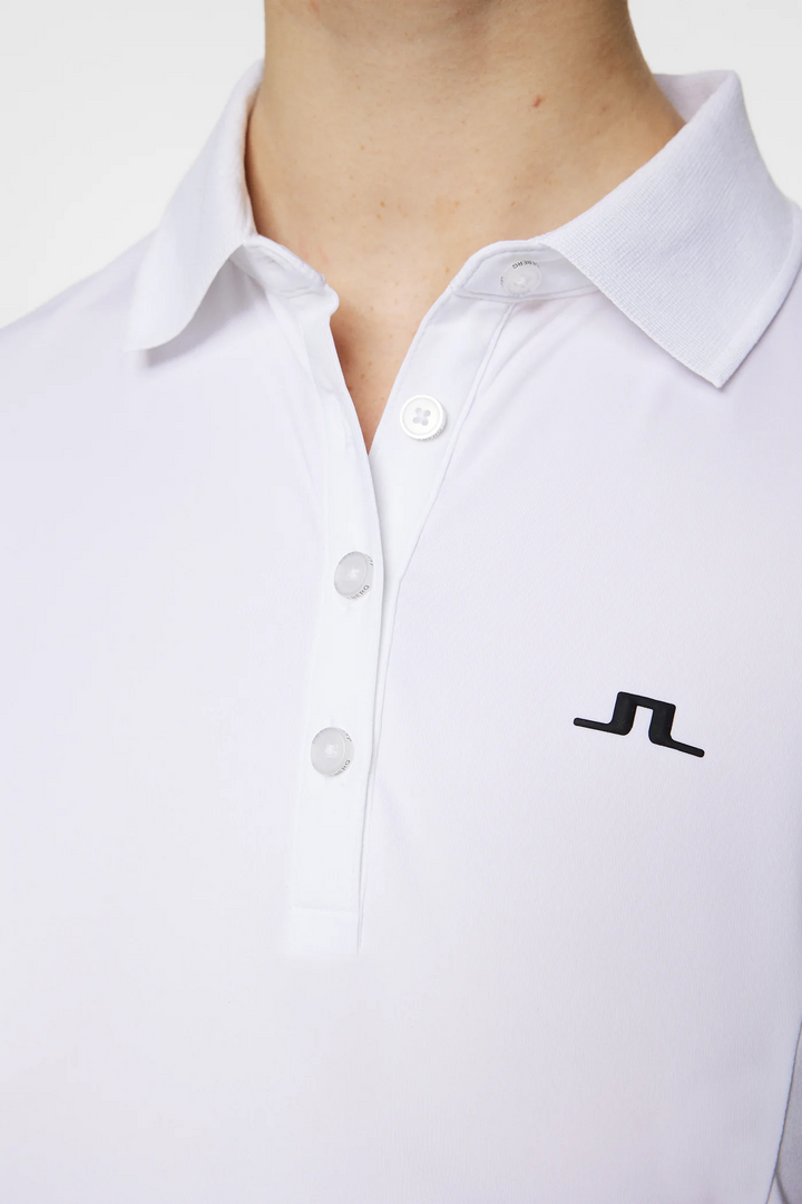 J.Lindeberg Women's ZURI Polo - WHITE