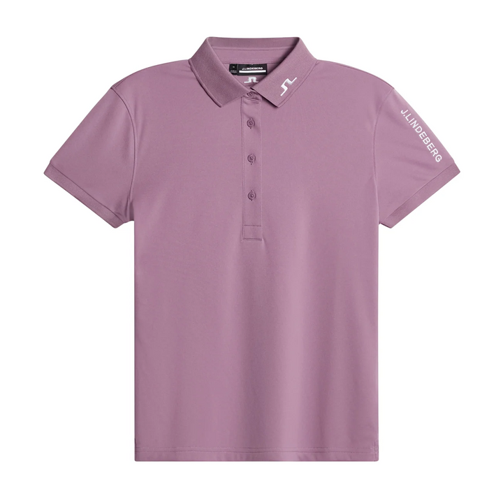 J.Lindeberg Women's TOUR TECH Polo - VERY GRAPE