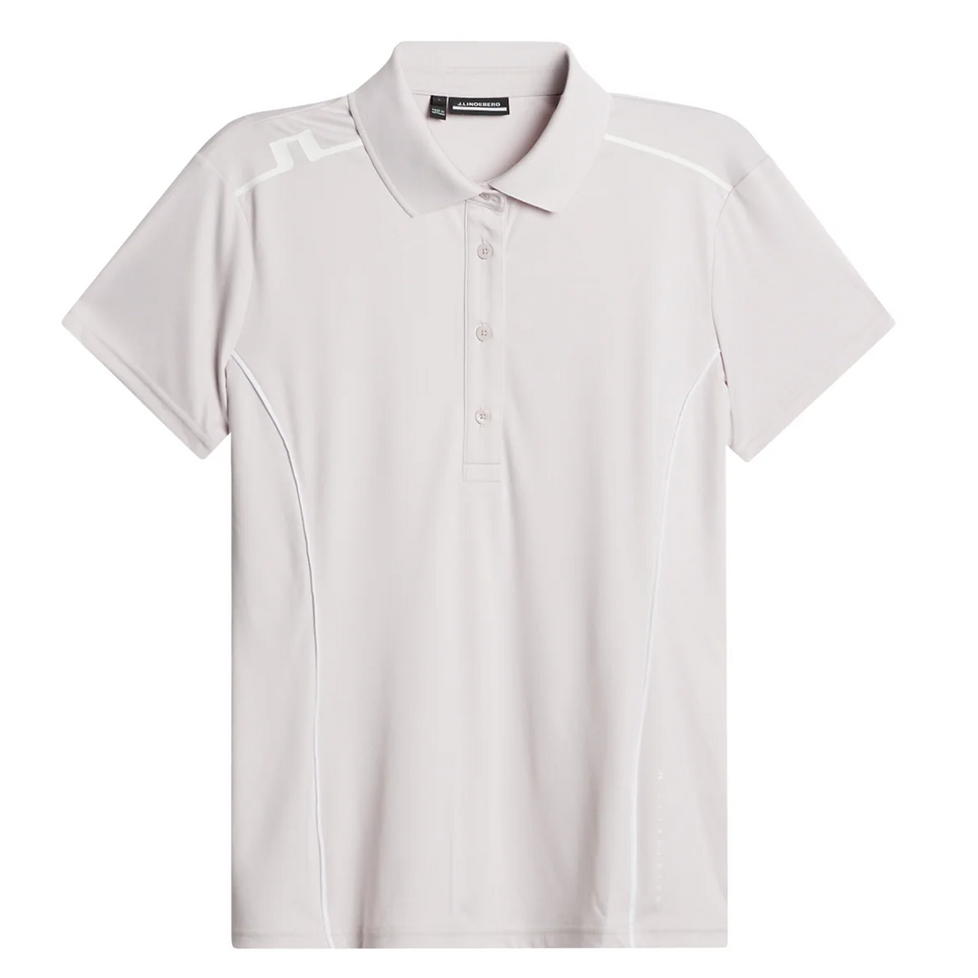J.Lindeberg Women's LEYLA Polo - GREY LILAC