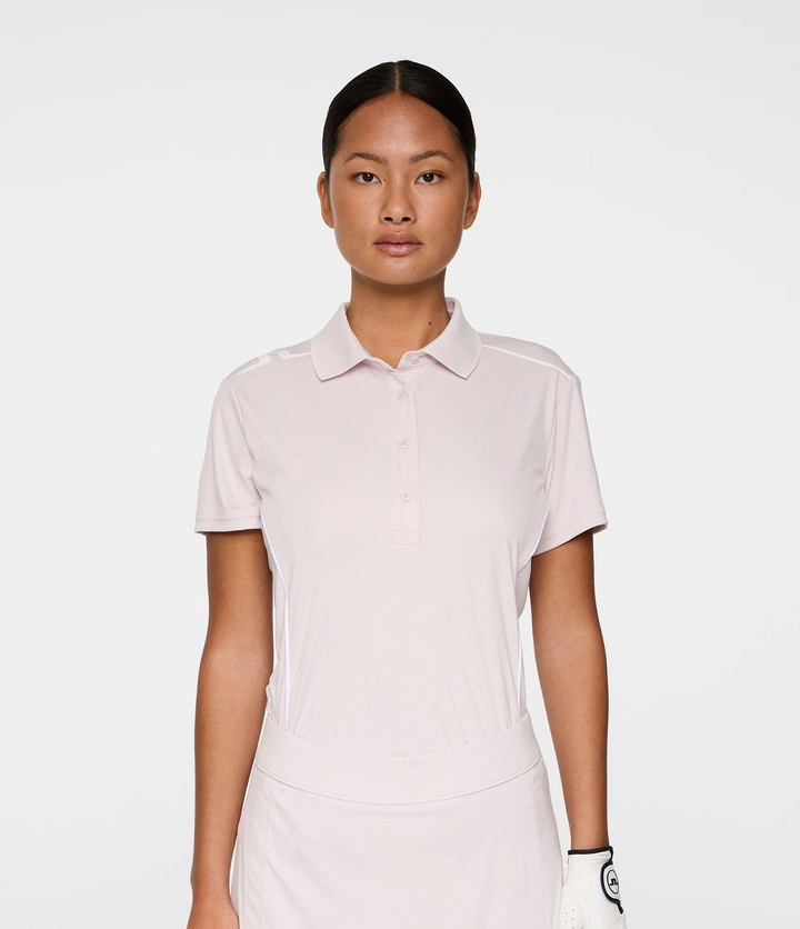 J.Lindeberg Women's LEYLA Polo - GREY LILAC