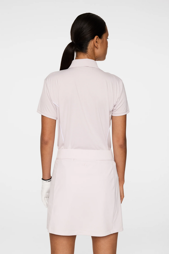 J.Lindeberg Women's LEYLA Polo - GREY LILAC