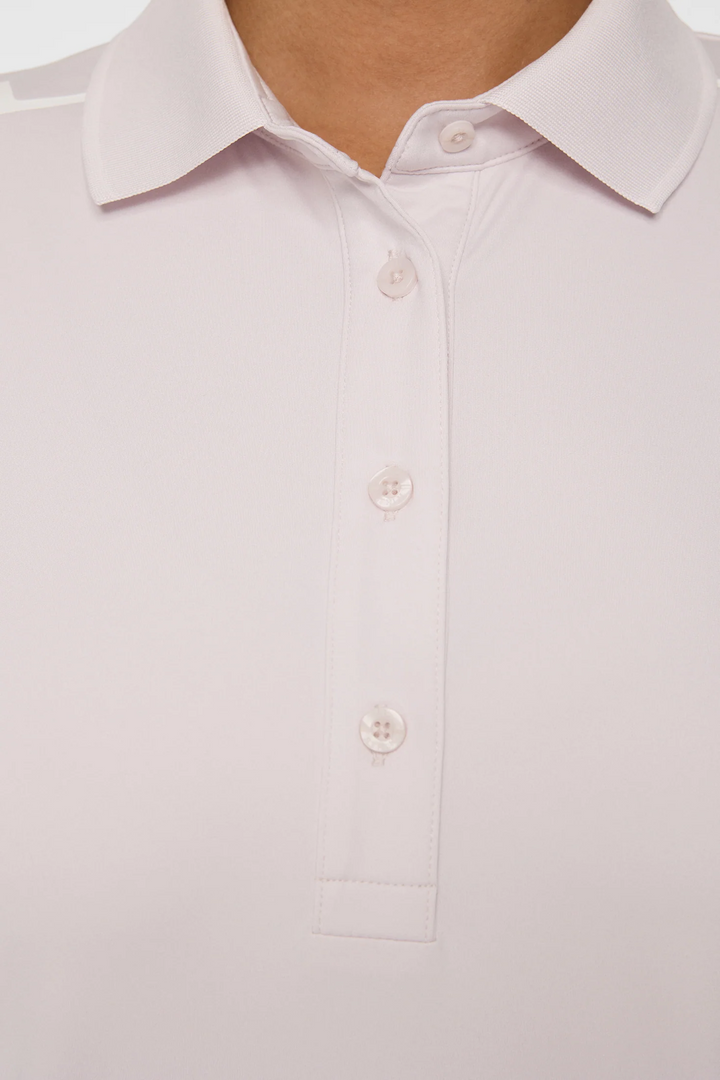 J.Lindeberg Women's LEYLA Polo - GREY LILAC
