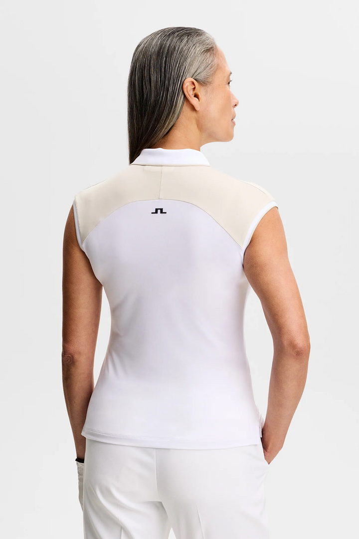 J.Lindeberg Women's Lei Polo - WHITE