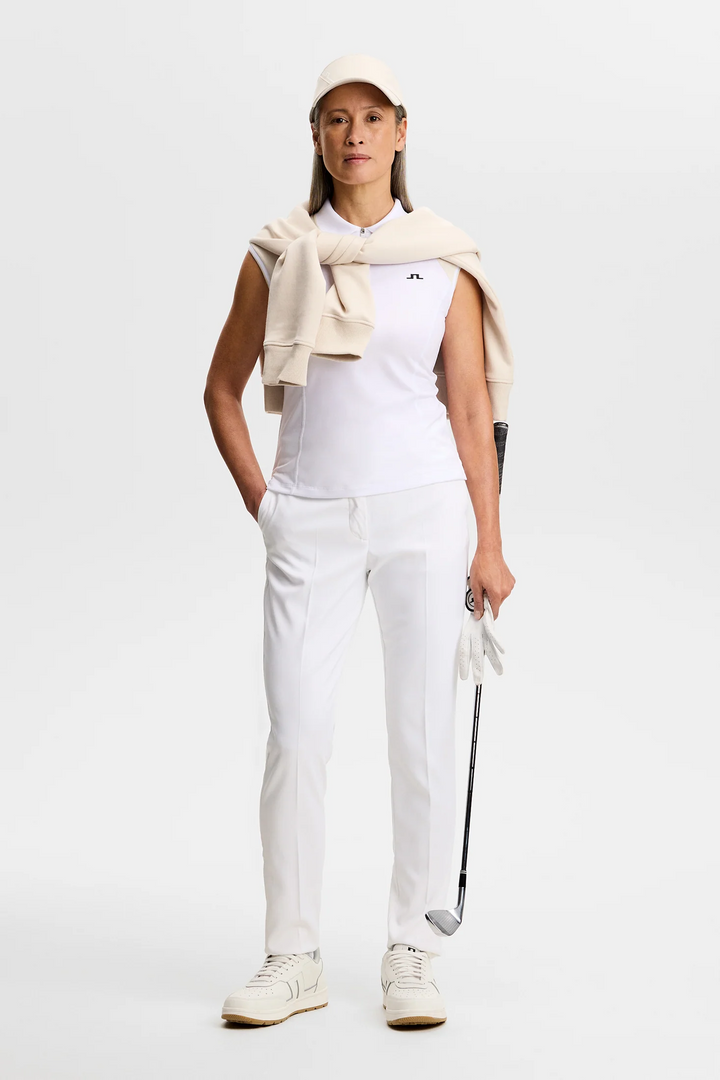J.Lindeberg Women's Lei Polo - WHITE