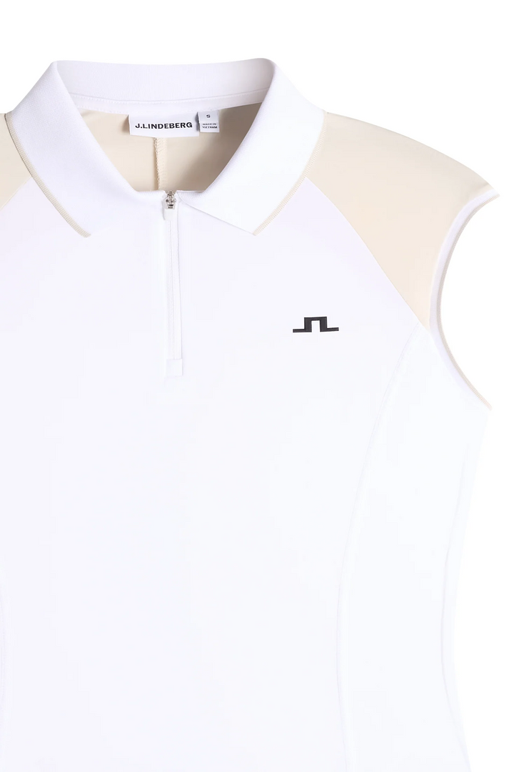 J.Lindeberg Women's Lei Polo - WHITE