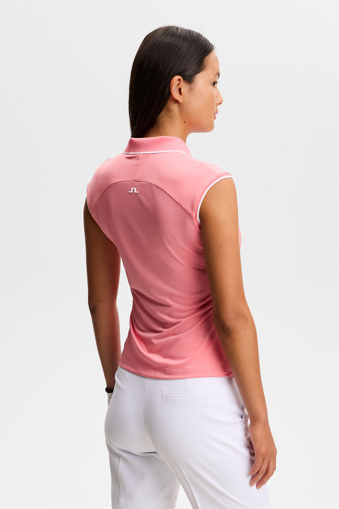 J.Lindeberg Women's Lei Polo - FLAMINGO PLUME