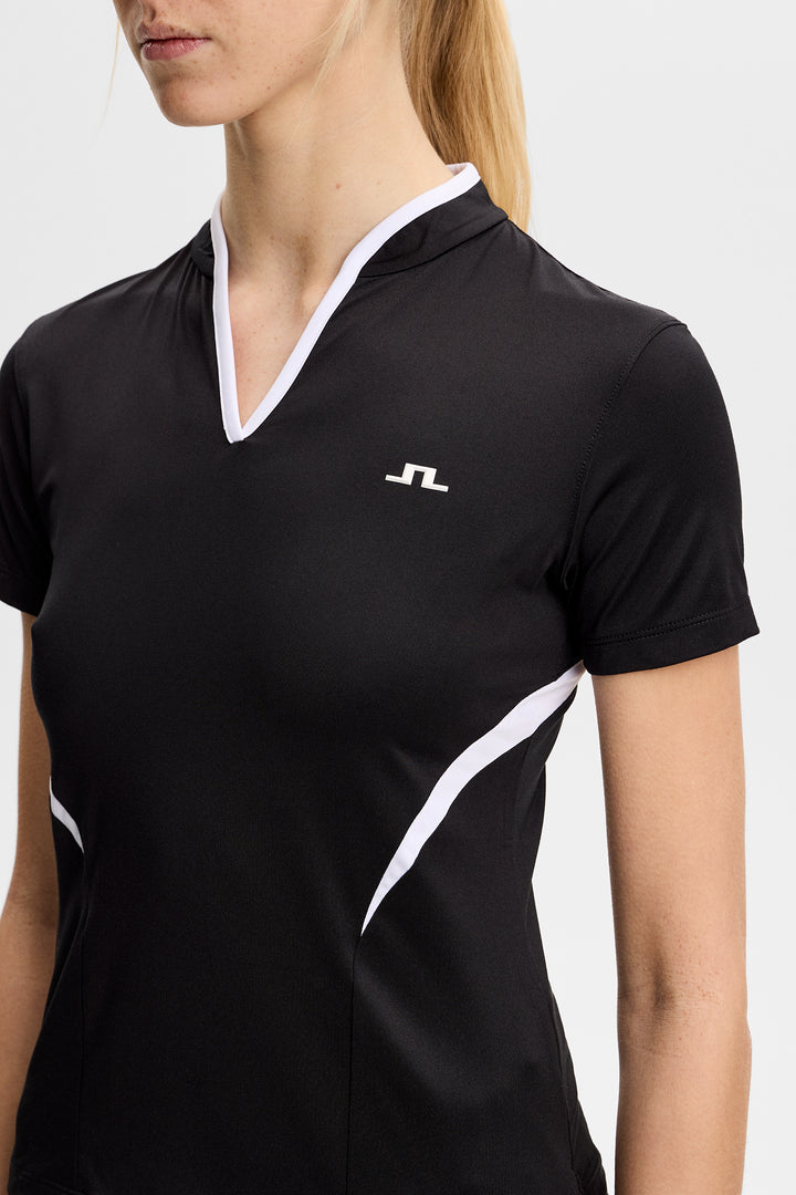 J.Lindeberg Women's Katie Polo - BLACK