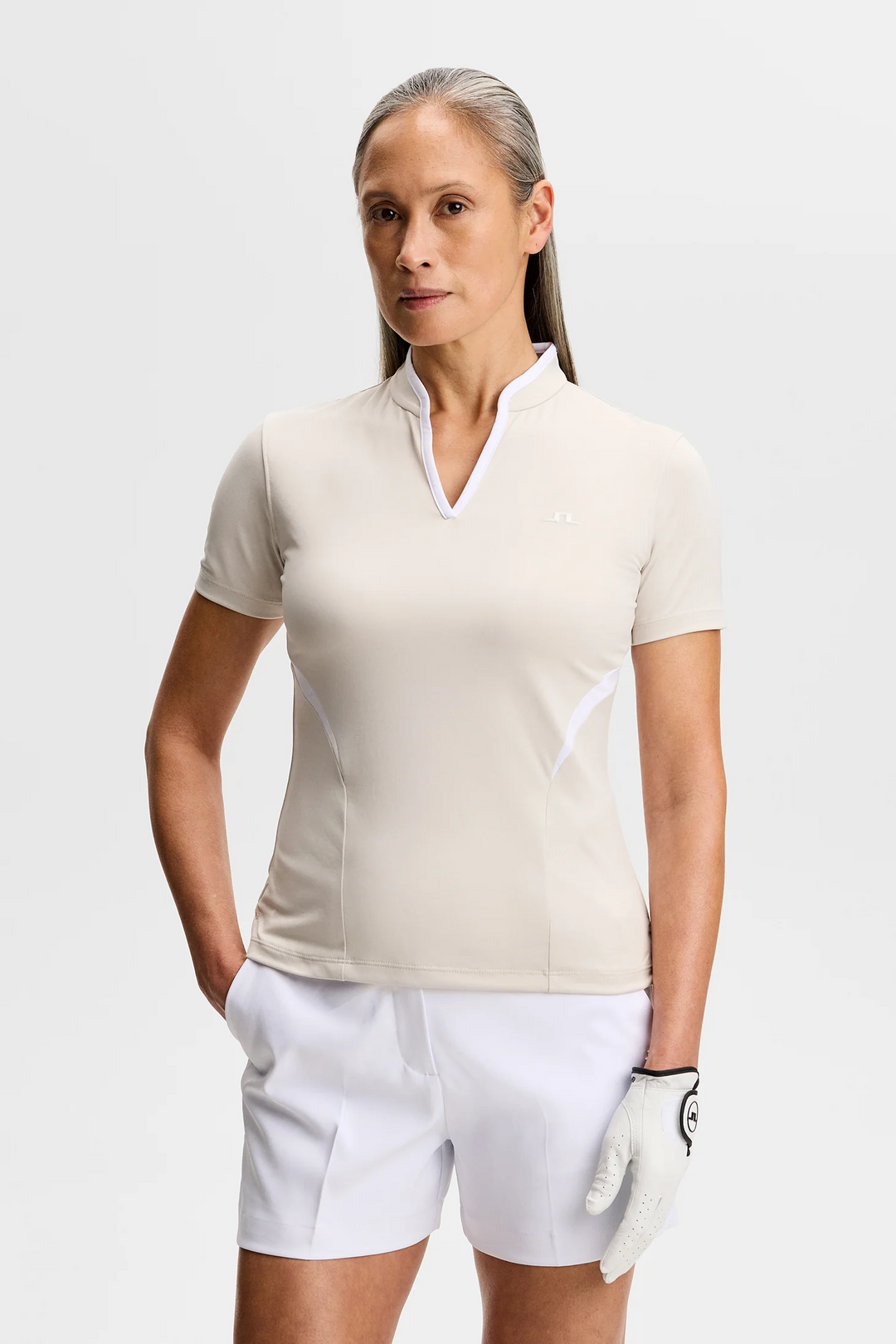 J.Lindeberg Women's Katie Polo - MOONBEAM