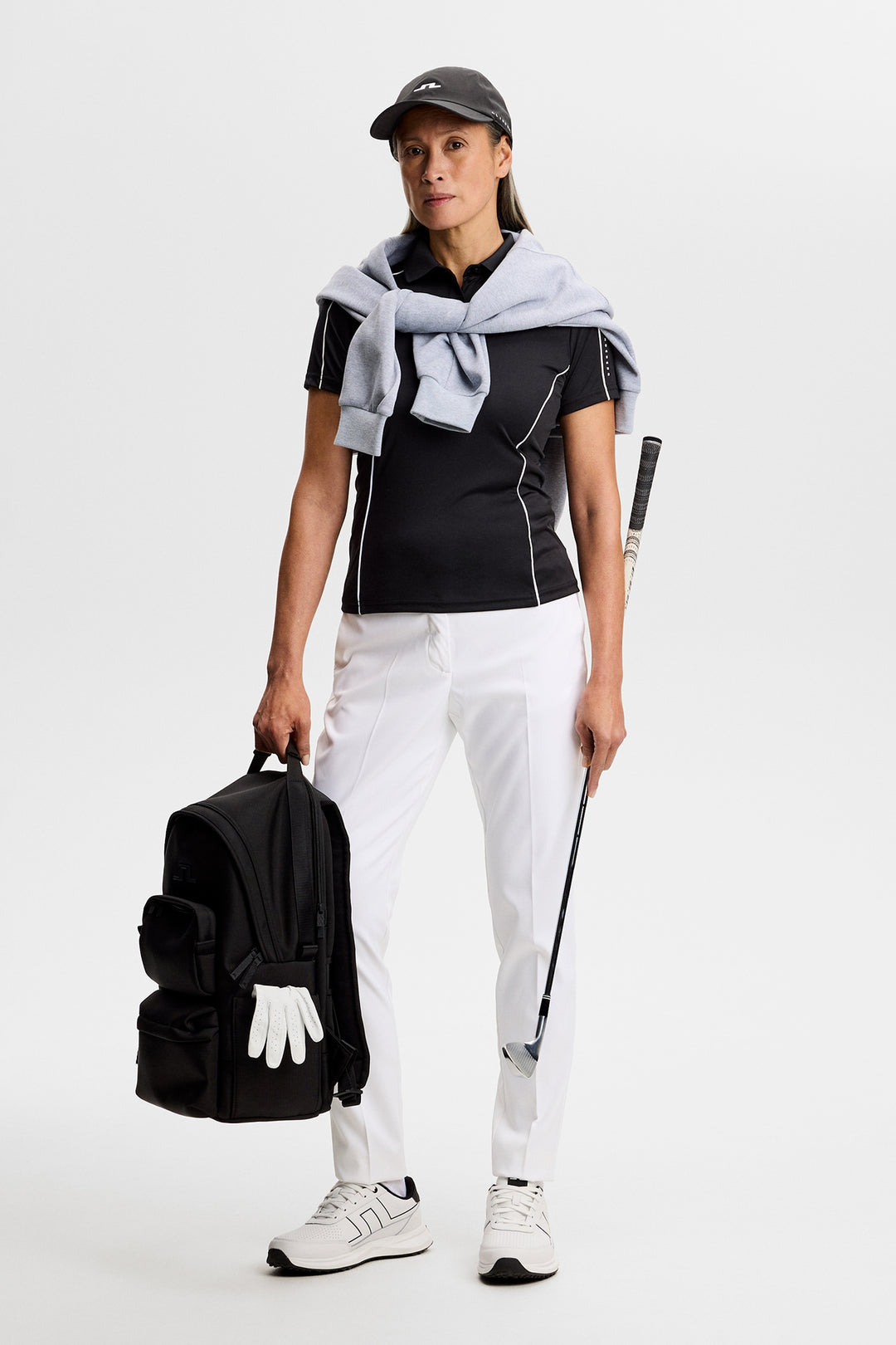 J.Lindeberg Women's Leyla Polo - BLACK